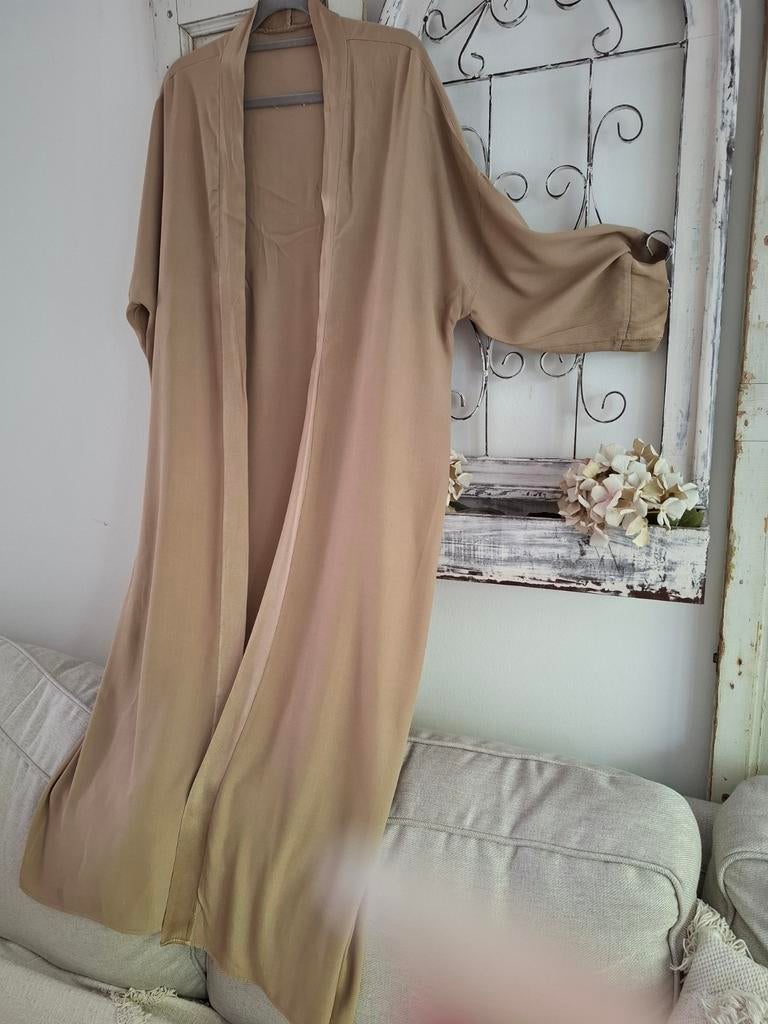 Goudkleurige Kimono - Free Size, Kleding | Dames, Ophalen of Verzenden, Nieuw, Lange mouw