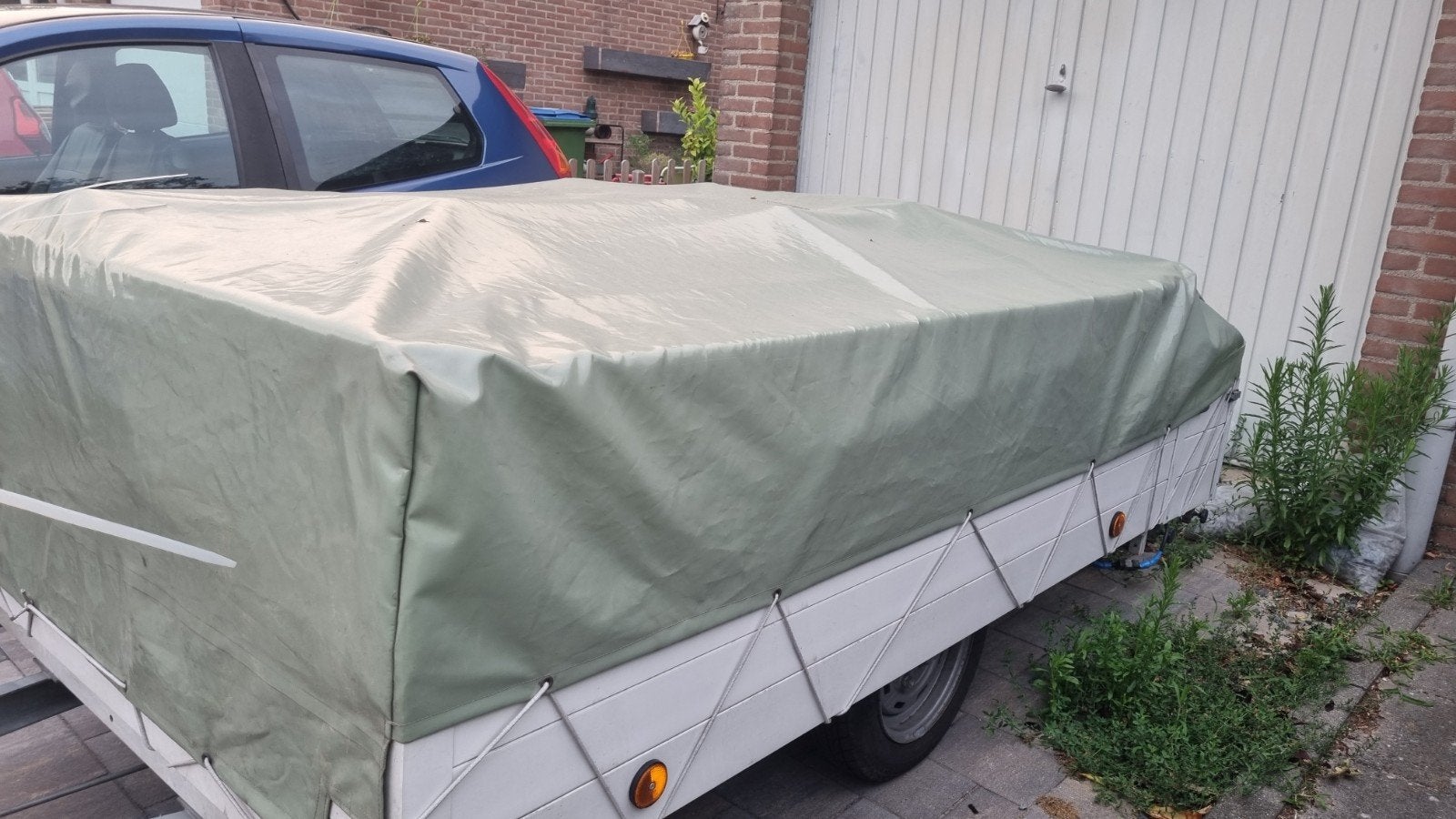 Trigano Odyssee vouwwagen - Compleet en klaar voor vakantie!, Ophalen, Trigano, Meerkleurig, Aanwezig