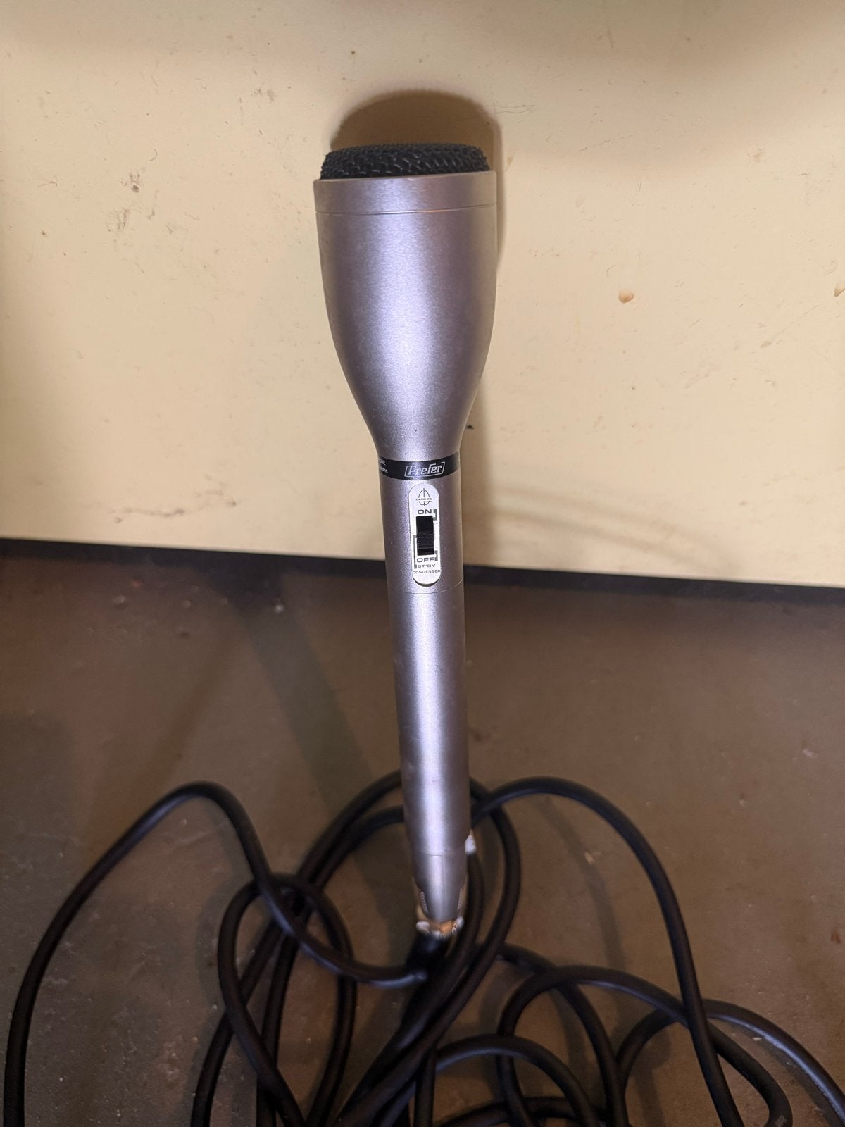Prefer Electret Condenser Microfoon OGC-1121, Ophalen, Gebruikt, Studiomicrofoon