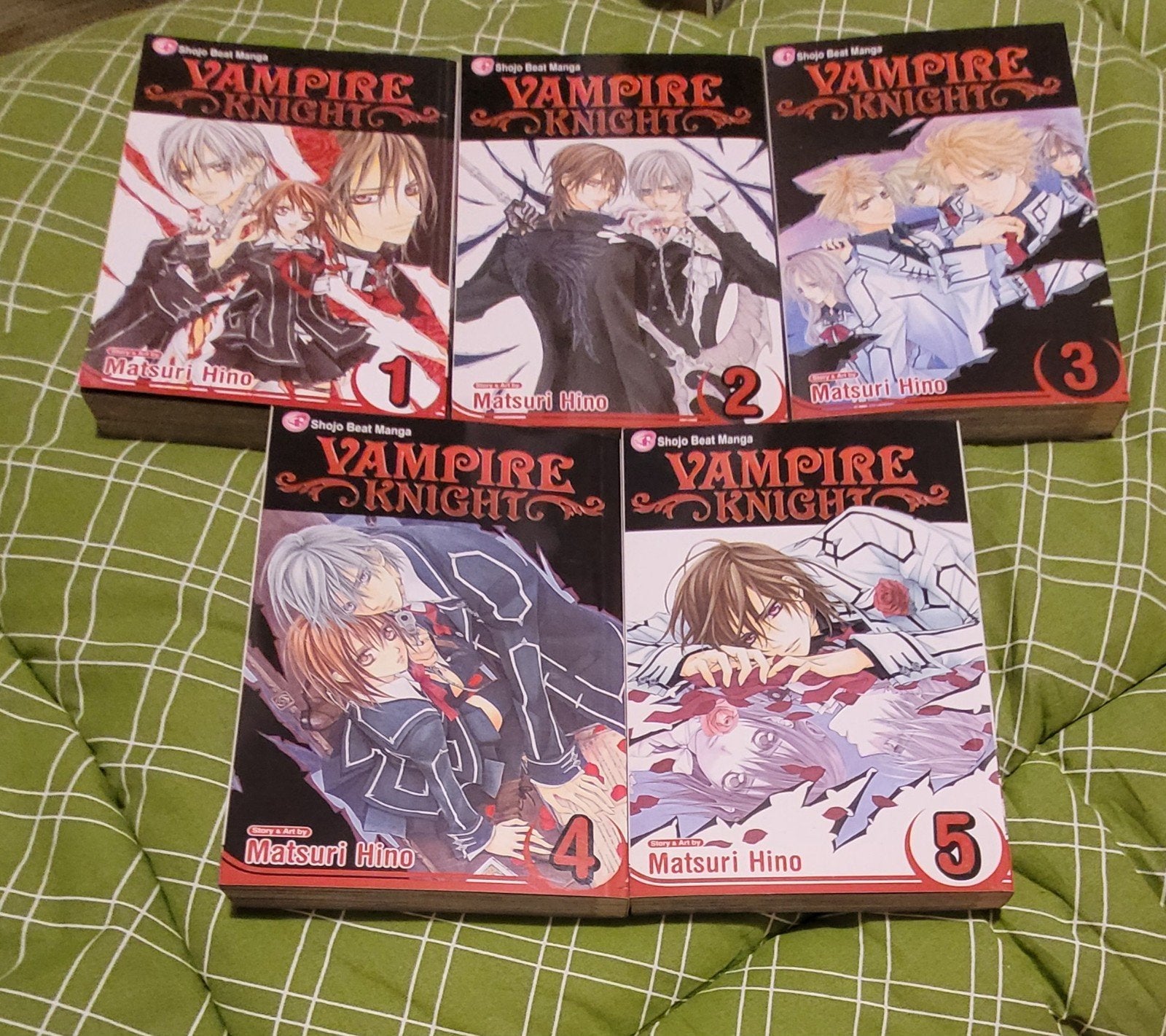 Manga's Vampire Knight vol. 1 tm 5, Gelezen, Ophalen of Verzenden, Japan (Manga), Matsuri Hino