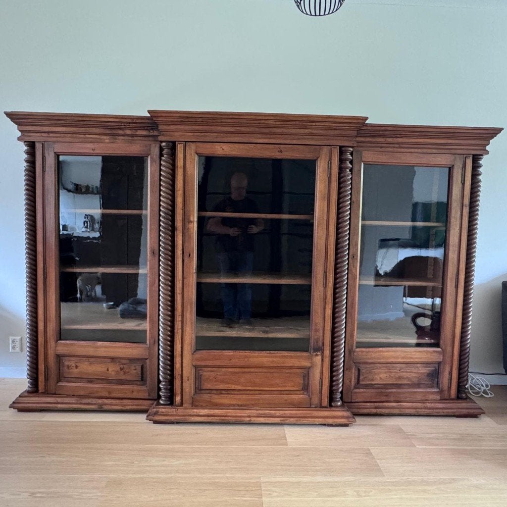 Buffet cabinet - Wood, Glass, Ophalen of Verzenden