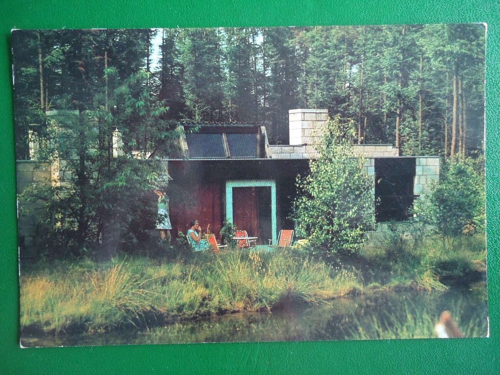 (2157) Kaart: AMERICA (L) / Bungalowpark Het Meerdal, Verzenden, 1980 tot heden, Gelopen, Limburg