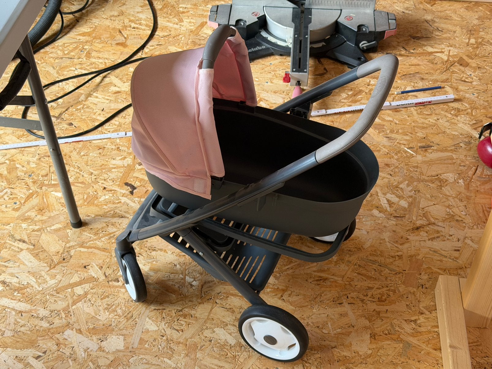 Poppenwagen Smoby Maxi-Cosi & Quinny 3-in-1, Ophalen of Verzenden, Zo goed als nieuw