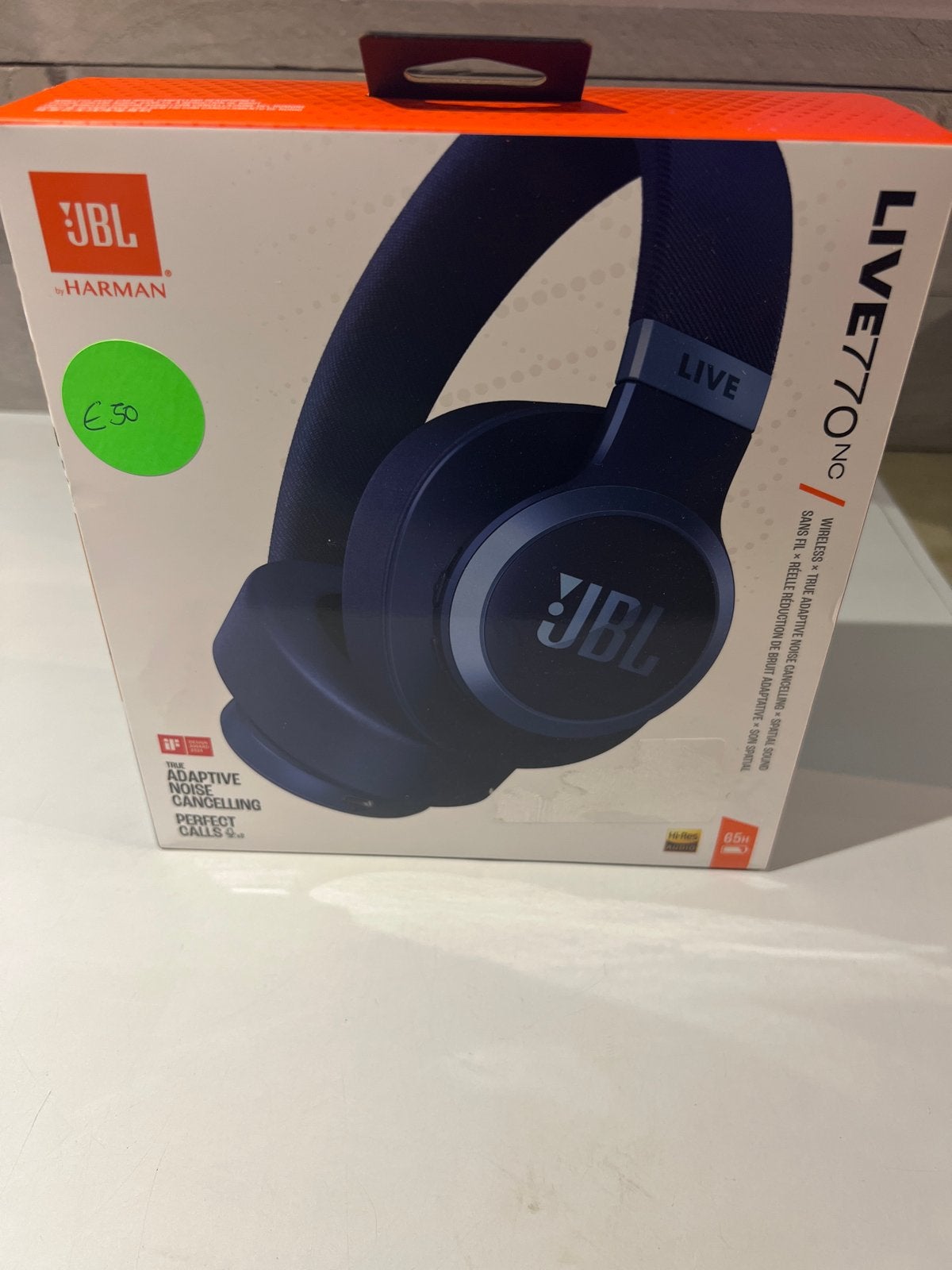 JBL Live 770NC Draadloze Over-ear Koptelefoon - Nieuw, N, Bluetooth, Nieuw, Ophalen of Verzenden