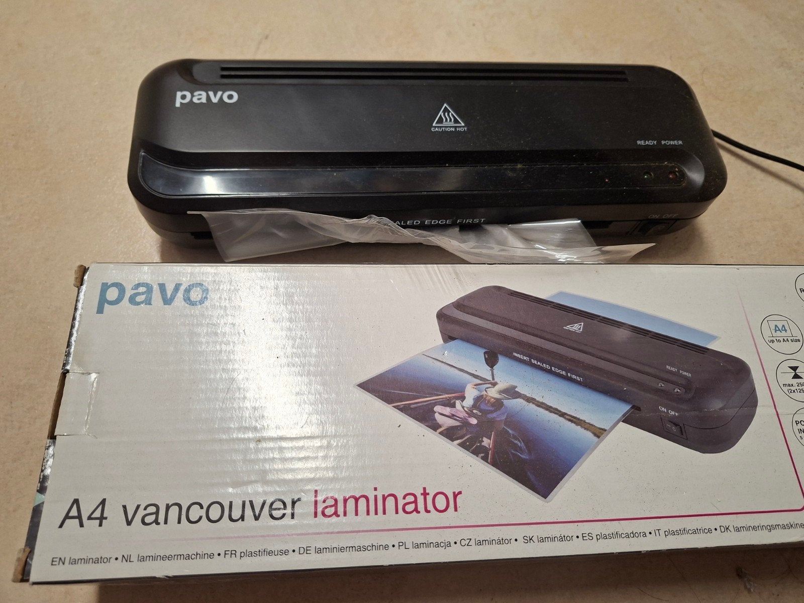 lamineermachine gratis voor onderdelen pavo a4 laminator, Ophalen of Verzenden, Gebruikt