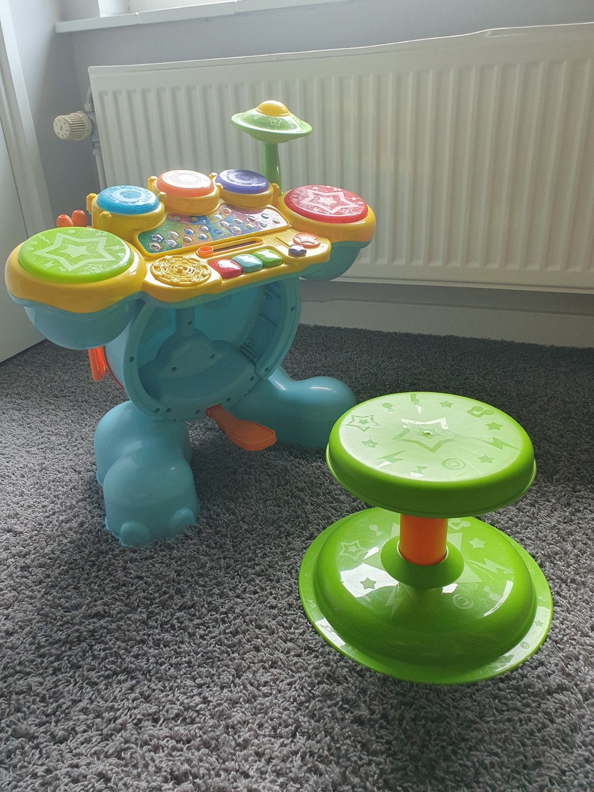 Drumstel V tech, Kinderen en Baby's, Speelgoed | Vtech, Ophalen of Verzenden, Gebruikt