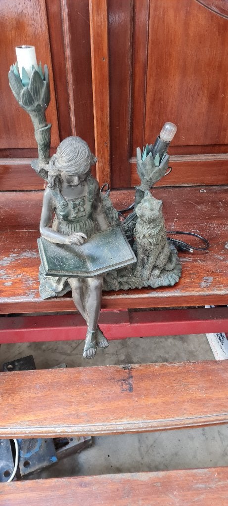 oude lamp, Antiek en Kunst, Ophalen