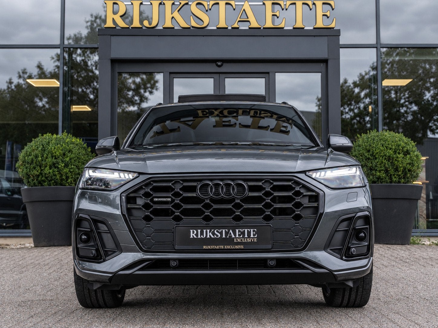 Audi Q5 50 TFSIe S-Line Quattro|PANO|360°|SFEER|MATRIX|21'', Auto's, Automaat, Dealer onderhouden, Gebruikt, 4 cilinders