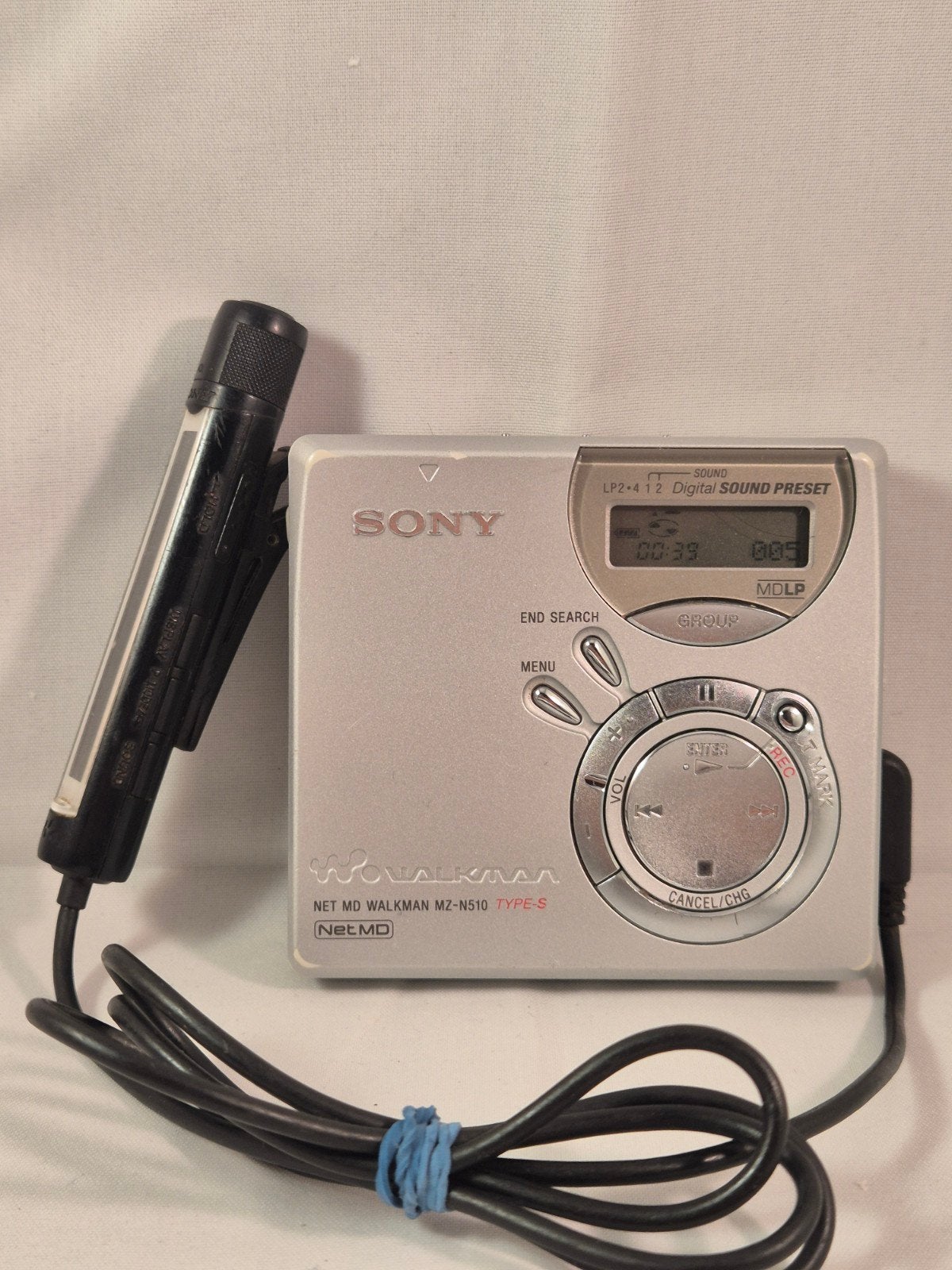 Sony MD MZ-N510 Type-S Minidisc Record - Uitstekend !, Ophalen of Verzenden, Minidisc-recorder