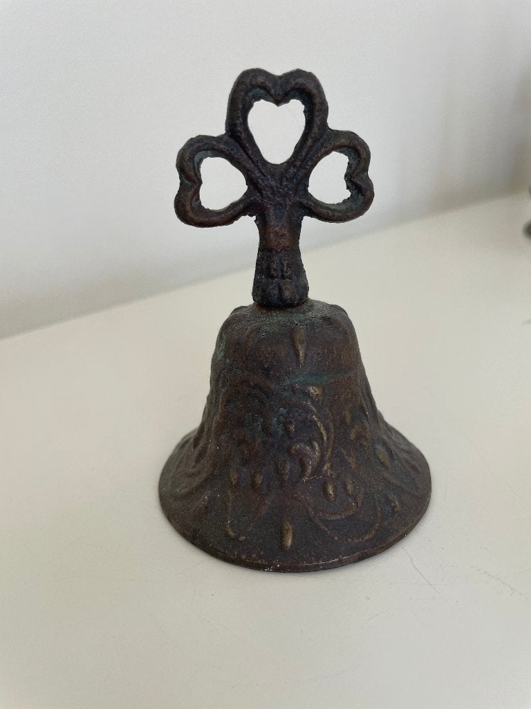 D343 Mooi Tafelbel Tafelbelletje klein met bijzondere greep, Antiek en Kunst, Curiosa en Brocante, Ophalen of Verzenden