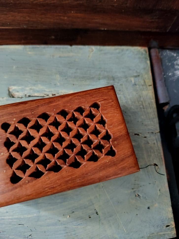 Geurdoosje, handwerk, hout., Huis en Inrichting, Ophalen