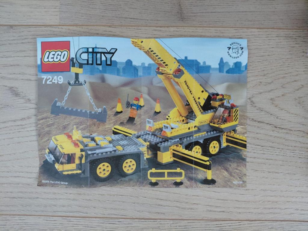 Lego city 7249 XXL mobiele kraan, Ophalen of Verzenden, Zo goed als nieuw, Overige merken