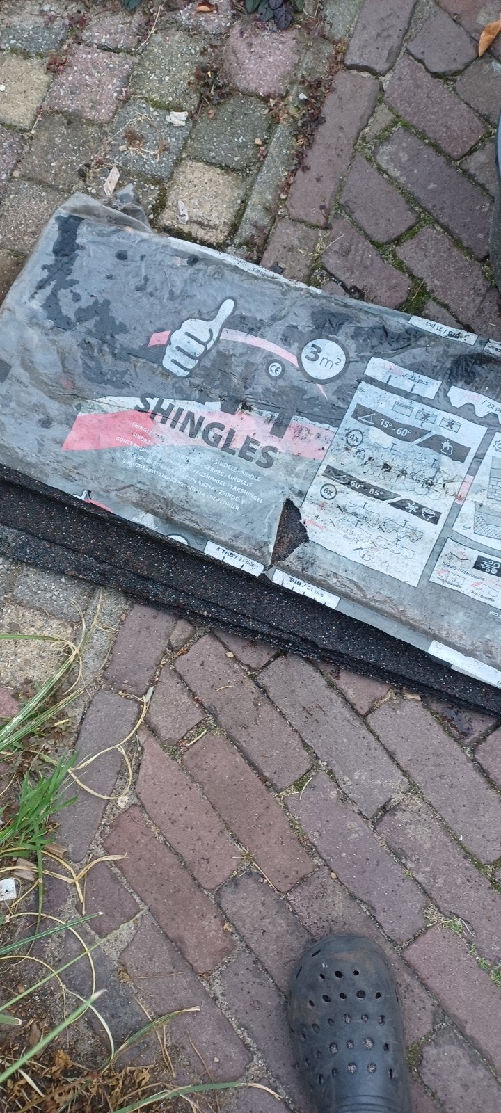 10 shingles/ voor dakbedekking, bod vanaf 5€ voor alles!!, Ophalen, Overige typen, Zo goed als nieuw, Minder dan 5 m²