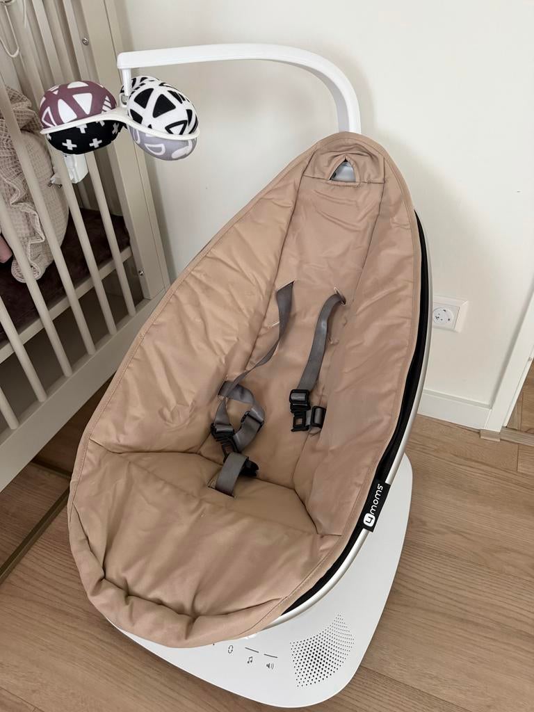 4moms Mamaroo schommelstoel taupe - Zo goed als nieuw, Verstelbaar, Schommelstoel, Zo goed als nieuw, Ophalen