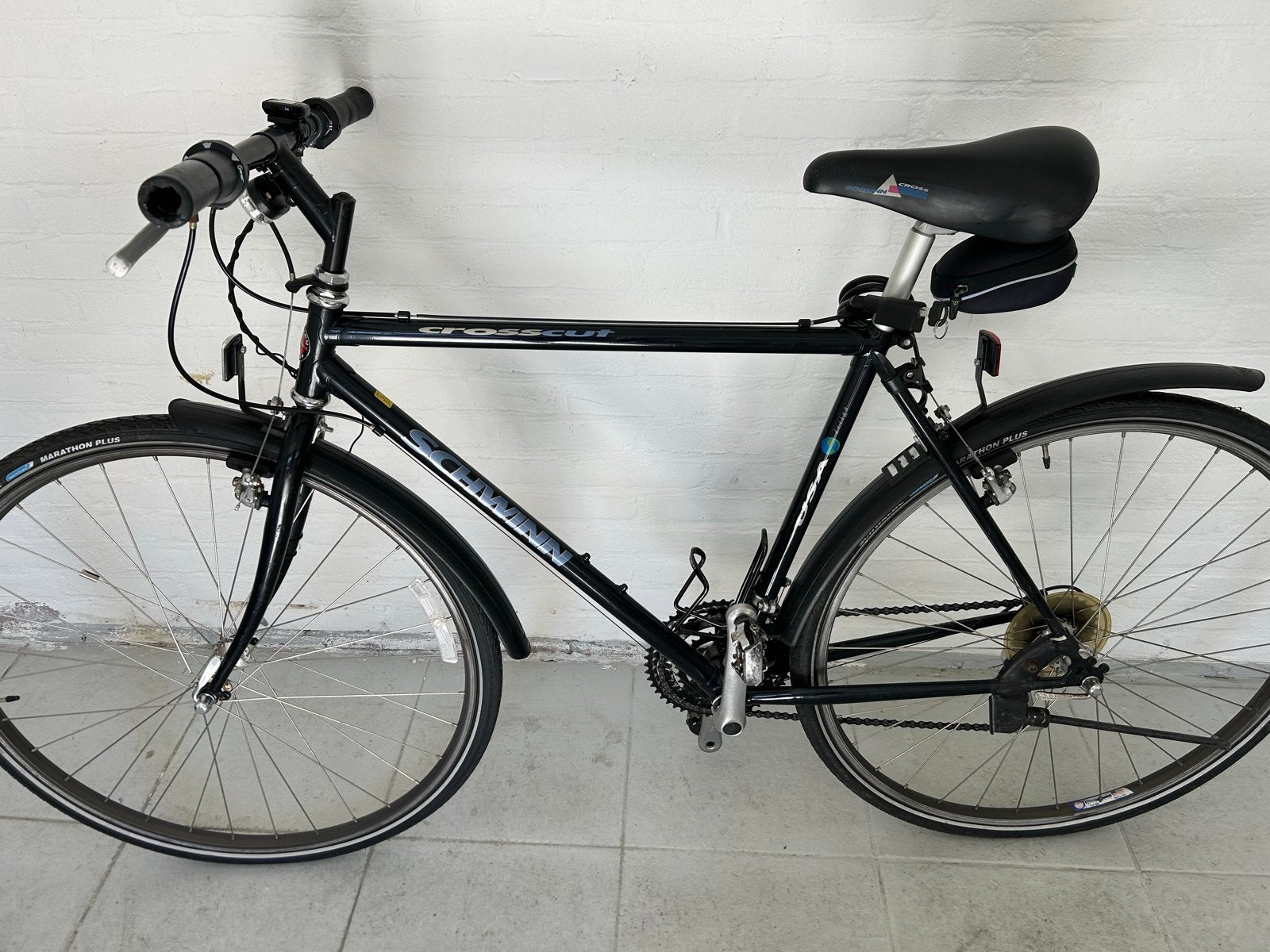 Schwinn Crosscut Herenfiets - 21 versnellingen, Fietsen en Brommers, Gebruikt, Velgrem, Versnellingen, 53 tot 57 cm