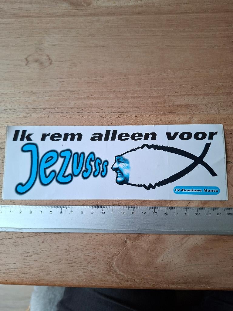 Sticker ik rem alleen voor ......., Ophalen of Verzenden, Zo goed als nieuw, Overige typen