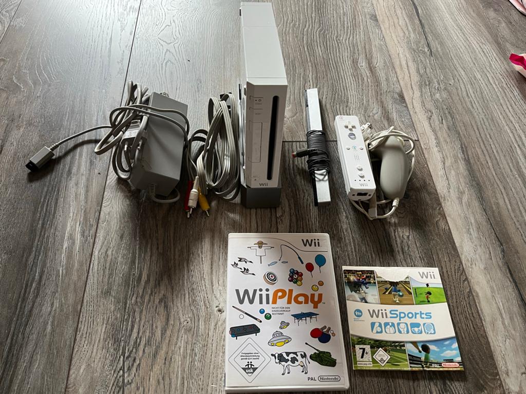 Wii set met controllers en games, Ophalen, Gebruikt, Met 1 controller, Met games