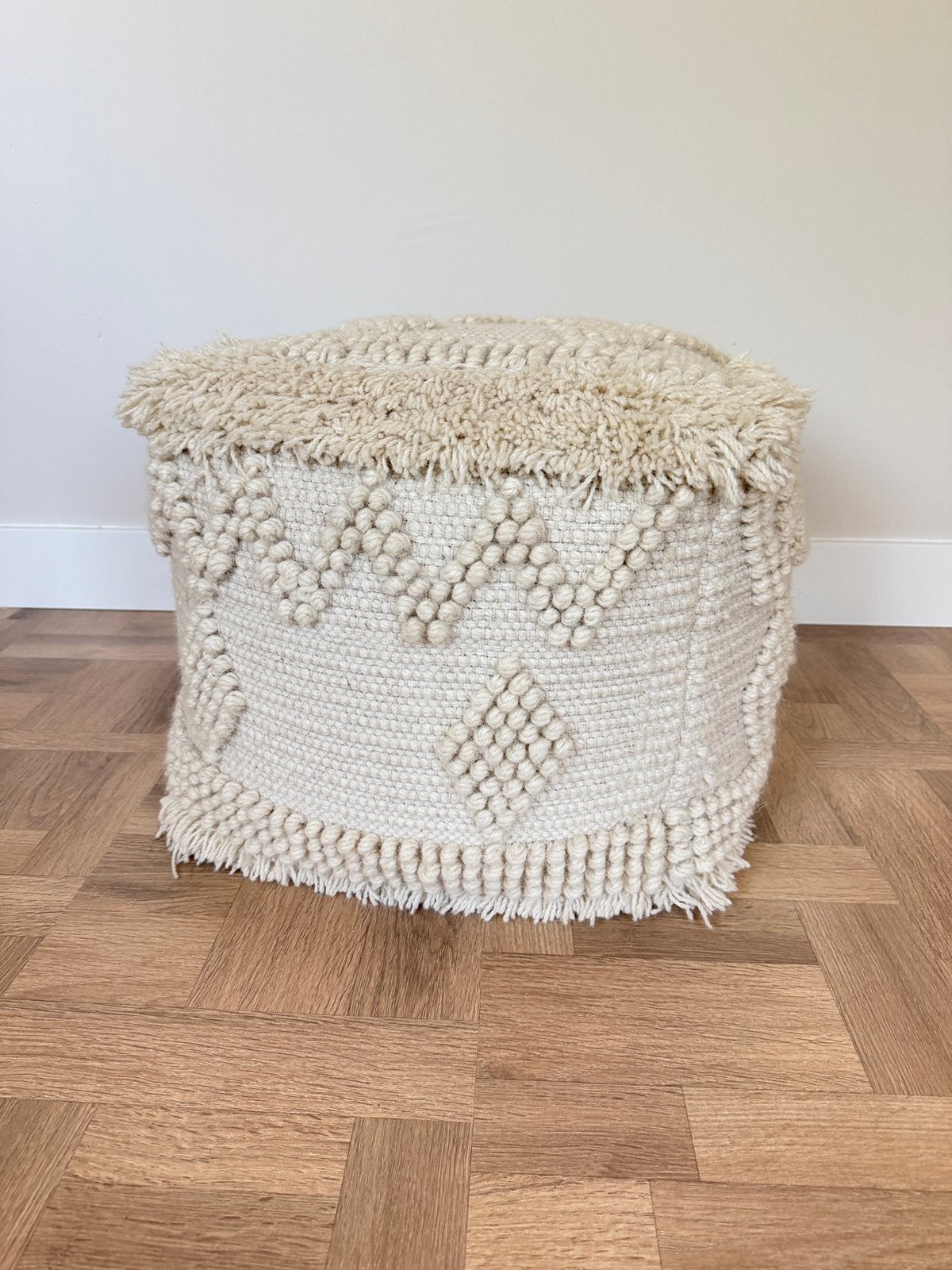 Pouf 40x45x45 cm, Huis en Inrichting, Ophalen, Minder dan 50 cm, Vierkant, Minder dan 50 cm