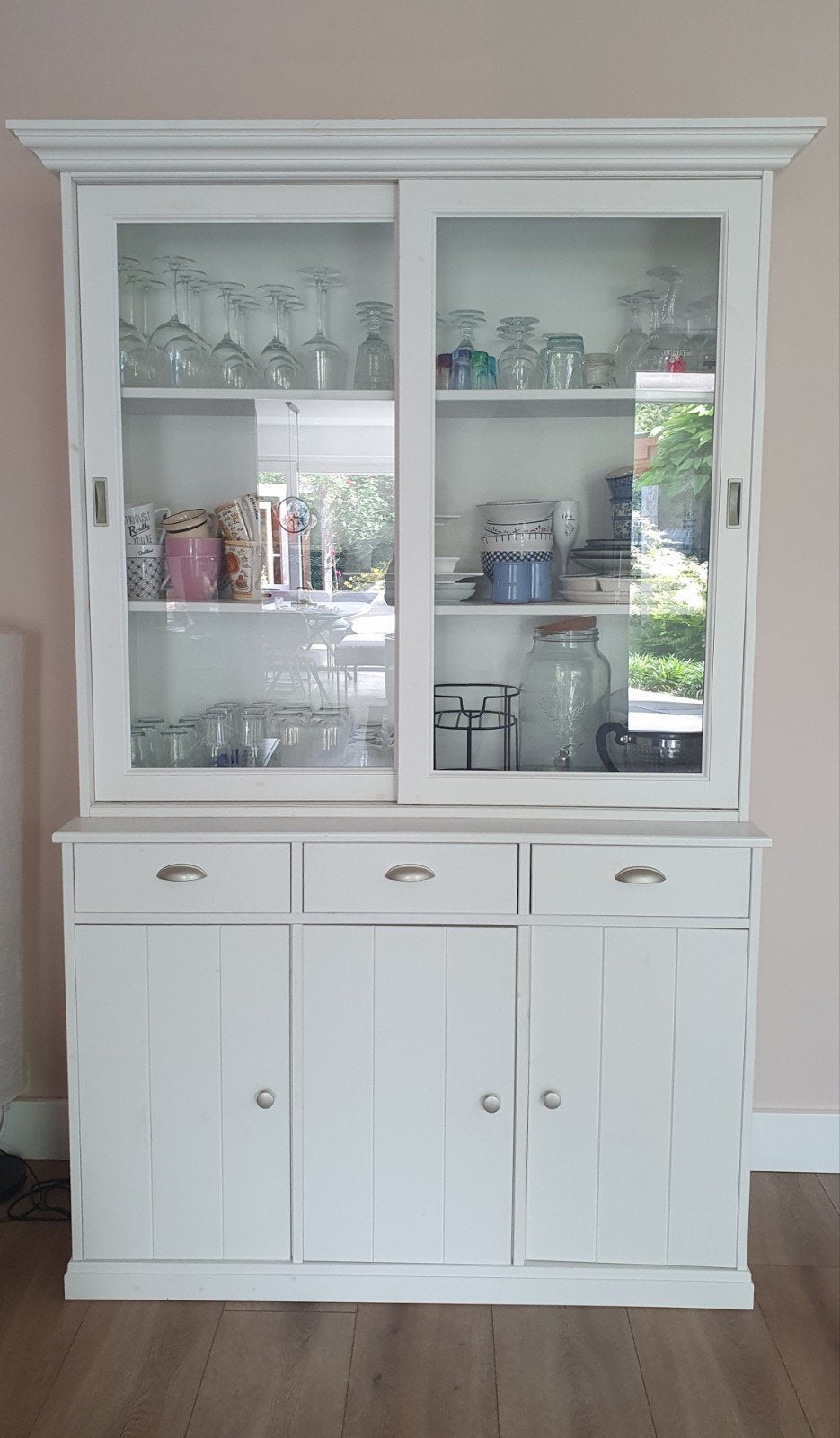 Buffetkast wit 200 x 120 x 45cm, Huis en Inrichting, Kasten | Buffetkasten, Gebruikt, 200 cm of meer, 100 tot 150 cm, 25 tot 50 cm
