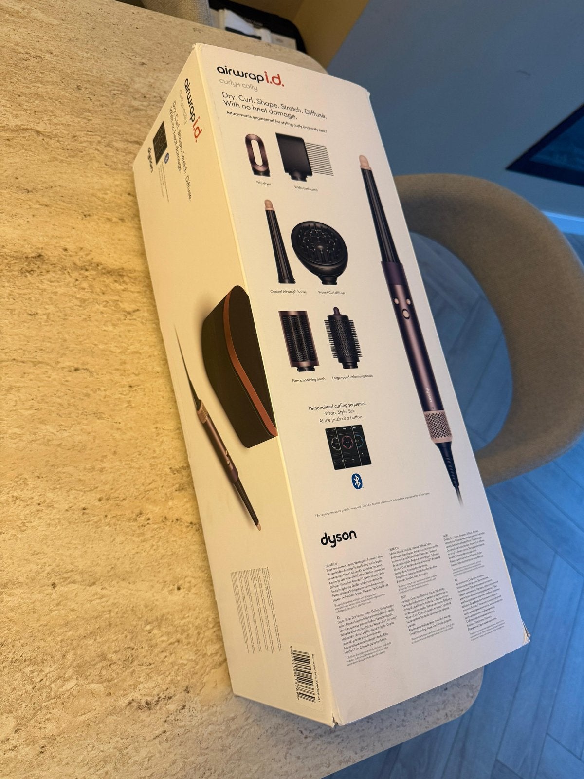 Dyson Airwrap Multi-styler Complete Long (Jasper Plum), Witgoed en Apparatuur, Ophalen, Zo goed als nieuw, Haarverzorging