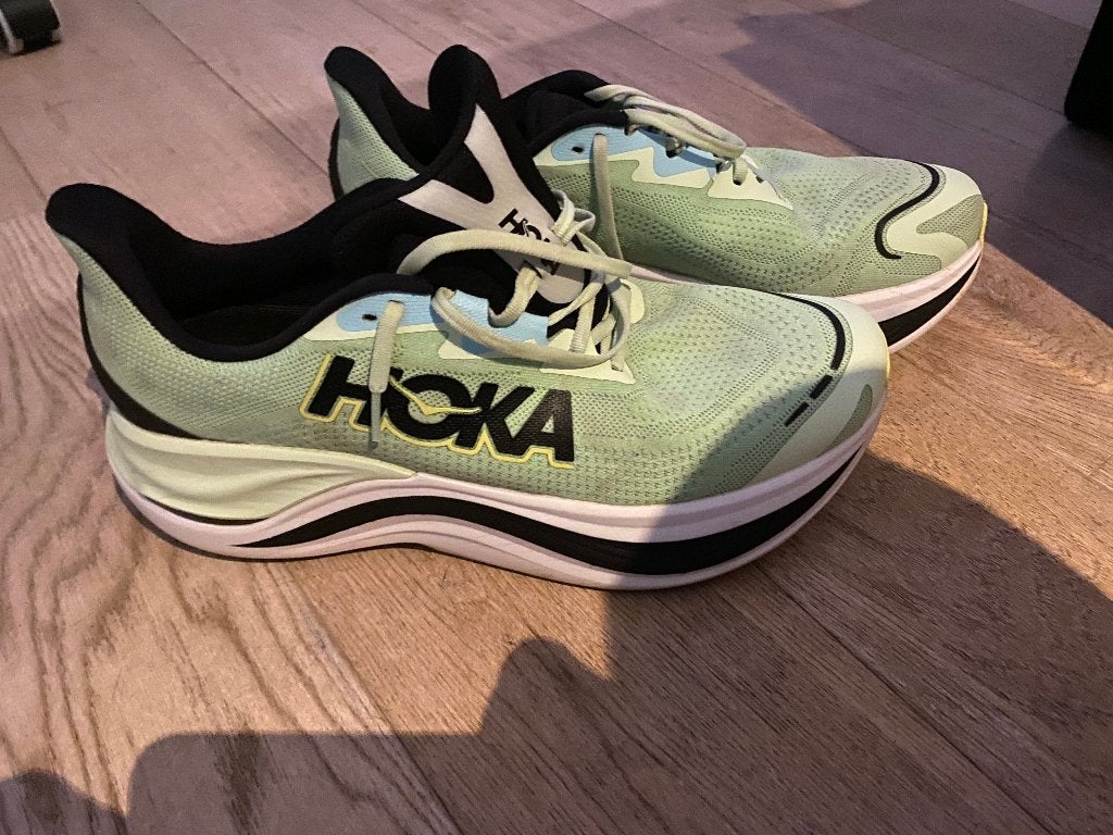 Hoka Skyward X hardloopschoenen maat 12 met carbonplaat, Overige merken, Hardloopschoenen, Ophalen of Verzenden, Zo goed als nieuw