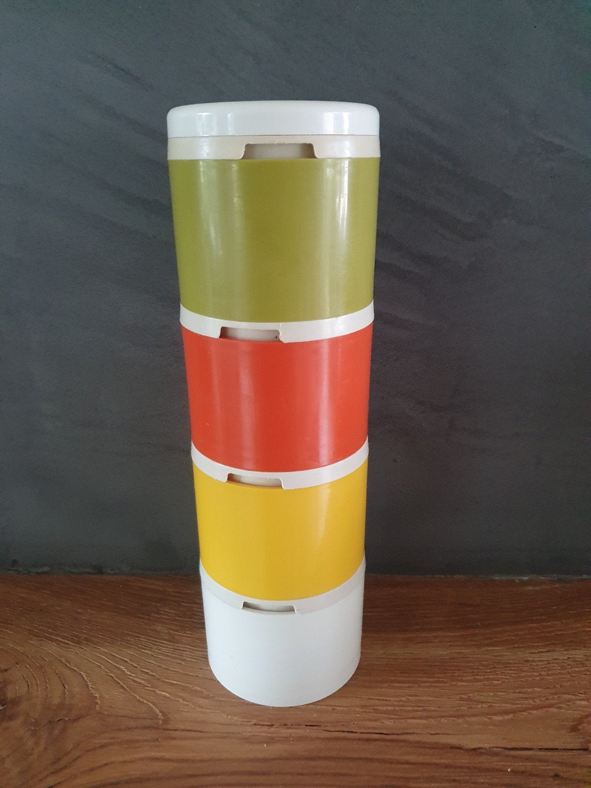 Tupperware kruidentoren/kruidenpotjes retro jaren 70, Ophalen of Verzenden, Huis en Inrichting