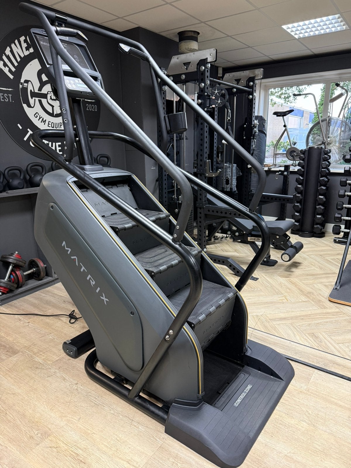 Matrix traploper, climbmill met nieuwe luxe display, Gebruikt, Overige typen, Ophalen of Verzenden, .