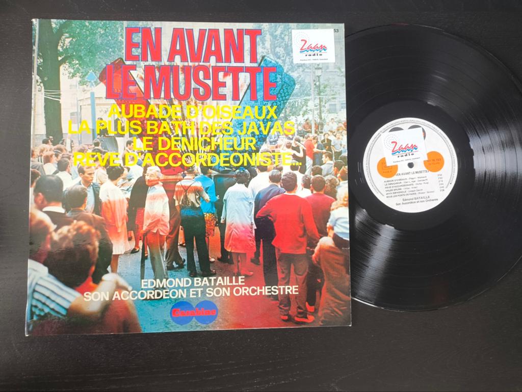 En avant le musette Edmond bataille lp, Ophalen of Verzenden, Zo goed als nieuw, 12 inch