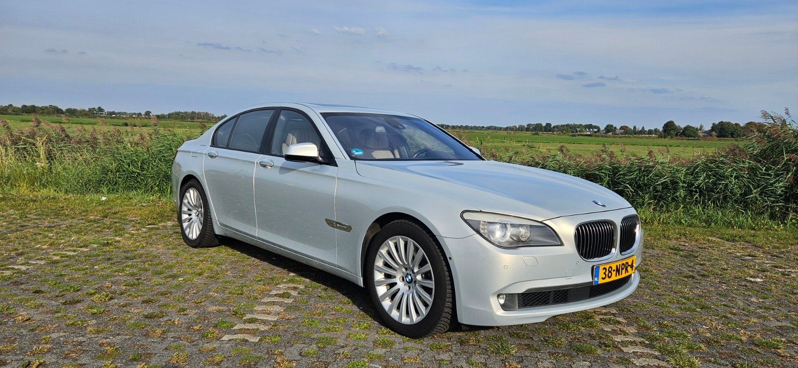 BMW 7-Serie 3.0 740D Xdrive 2010 Individual 167k nieuwprijs, Auto's, Automaat, Euro 5, Beige, 2993 cc