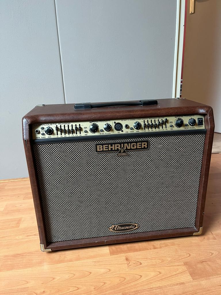 Behringer ACX900 acoustic 2 kanaal, 90 Watt, Ophalen, Gebruikt, Western- of Steelstringgitaar