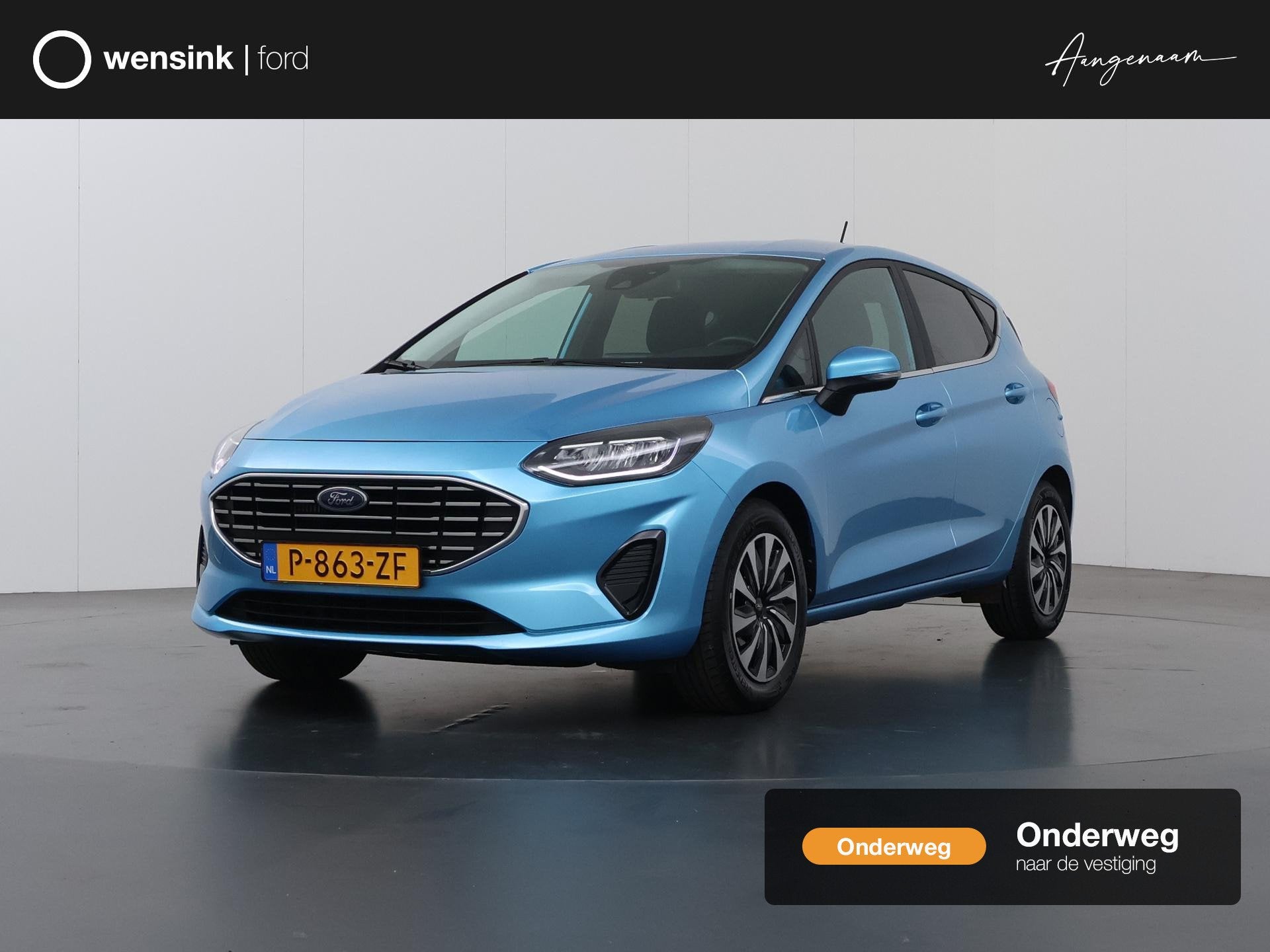 Ford Fiesta 1.0 EcoBoost Hybrid Titanium | Cruise Control |, Voorwielaandrijving, Gebruikt, Blauw, 49 €/maand