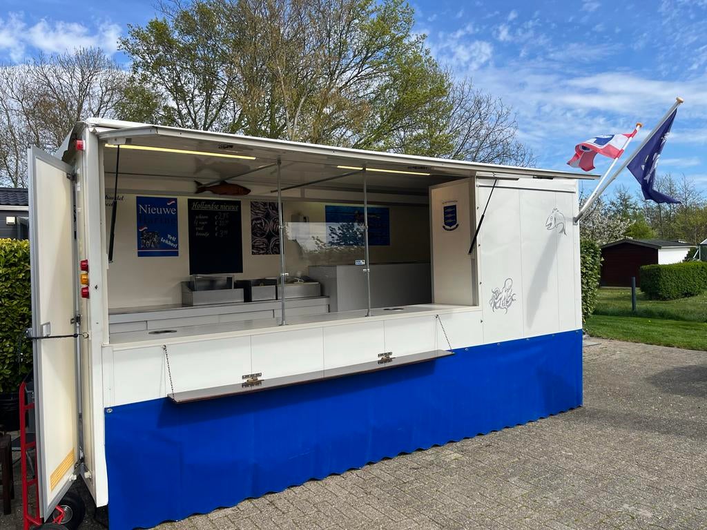 Nette aluminium verkoopwagen, Zakelijke goederen, Partijgoederen en Retail | Verkoopwagens, Ophalen