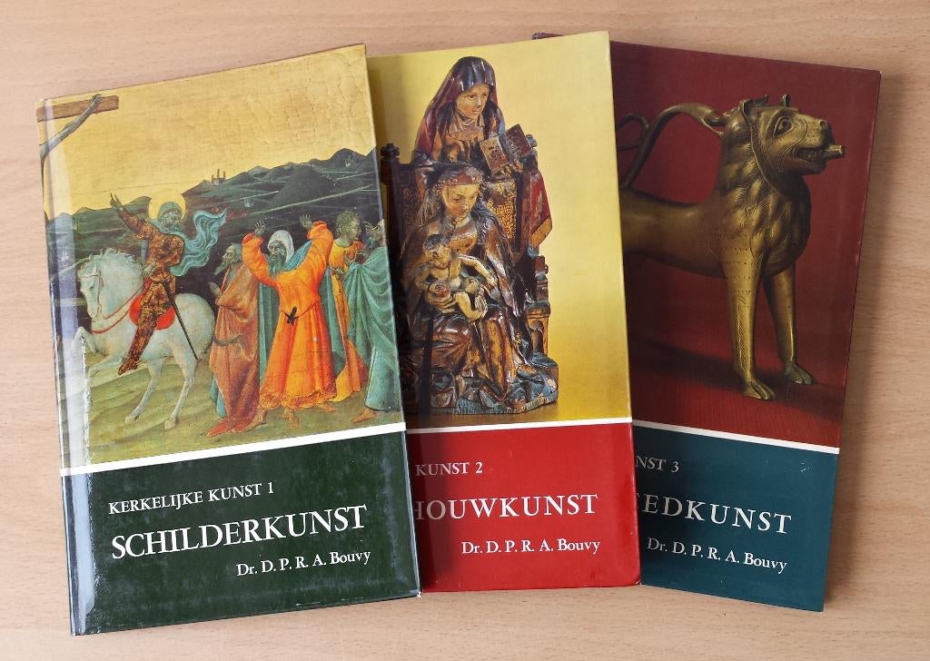Kerkelijke Kunst - deel 1, 2 en 3 - Dr. Bouvy -  jaren 60, Ophalen of Verzenden, Gelezen, Dr. Bouvy, Christendom | Katholiek