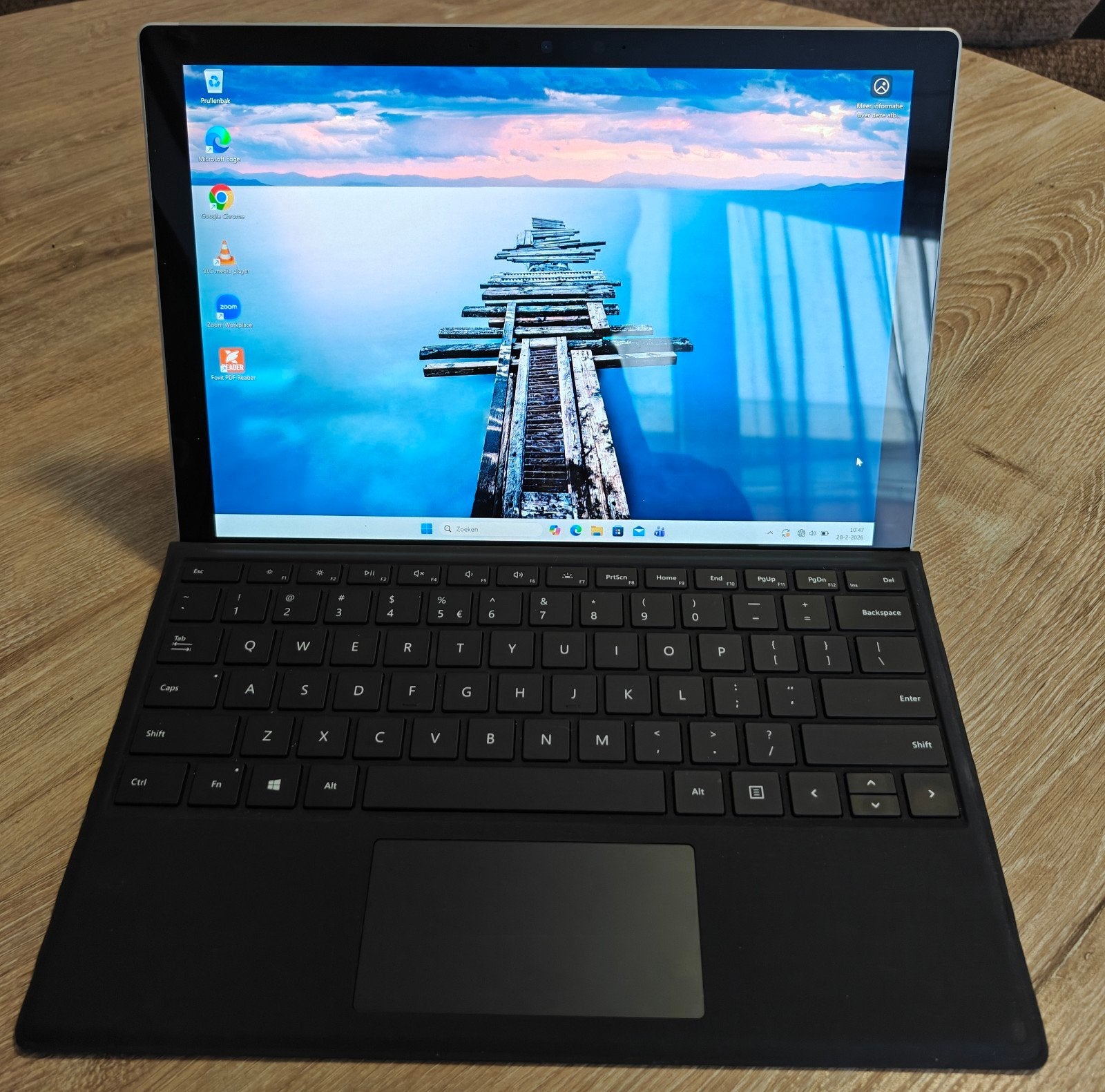 Microsoft Surface Pro 7+ met toetsenbord – i5 – 8GB – 256GB, Computers en Software, 256 GB, Qwerty, 8 GB, Ophalen of Verzenden
