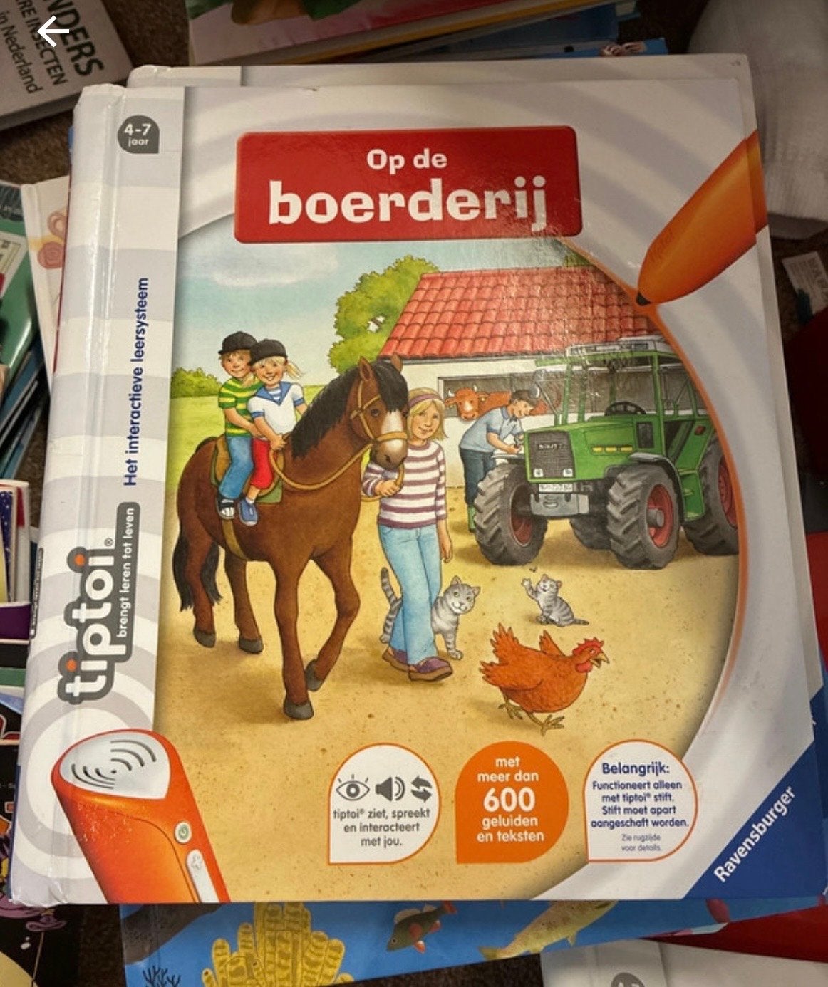 Tiptoi boek: Op de boerderij (Ravensburger), Boeken, Kinderboeken | Jeugd | onder 10 jaar, Zo goed als nieuw, Non-fictie, Ophalen of Verzenden