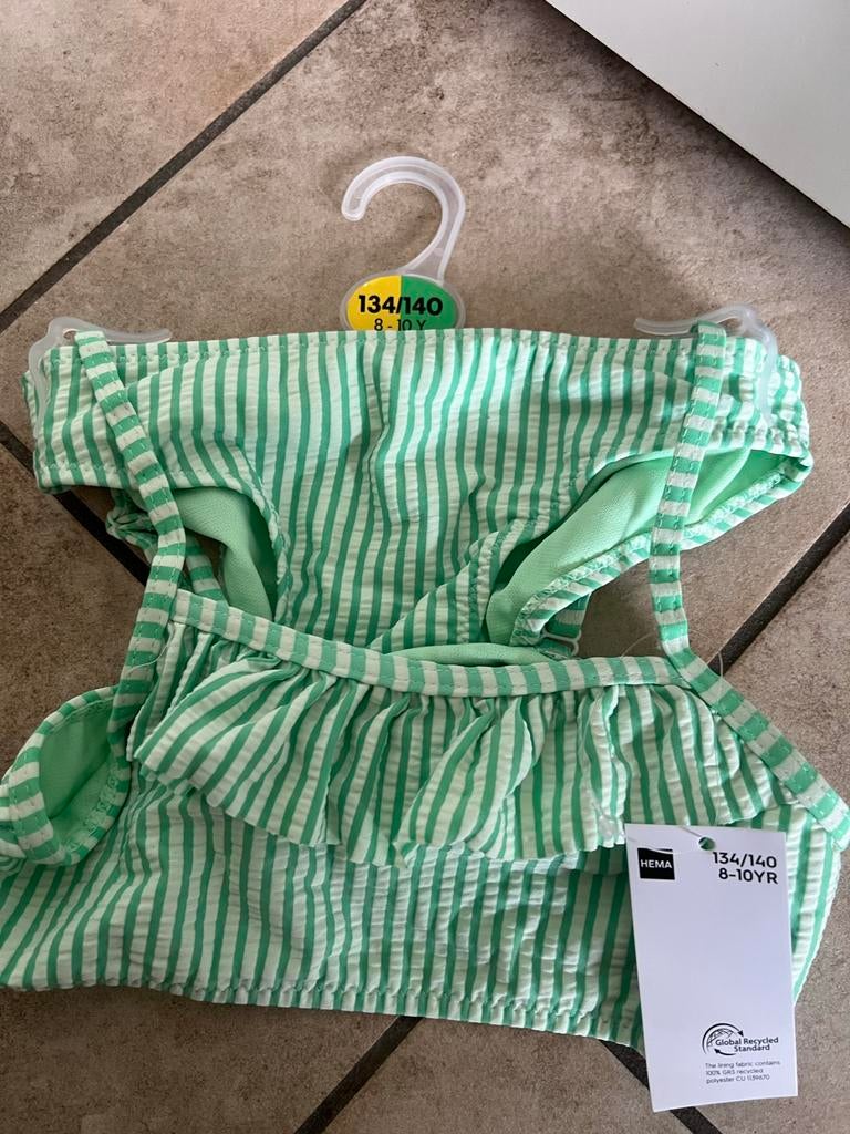 HEMA badkleding/bikini NIEUW meisje Maat 134/140, Kinderen en Baby's, Kinderkleding | Kinder-zwemkleding, Meisje, Badpak, Nieuw