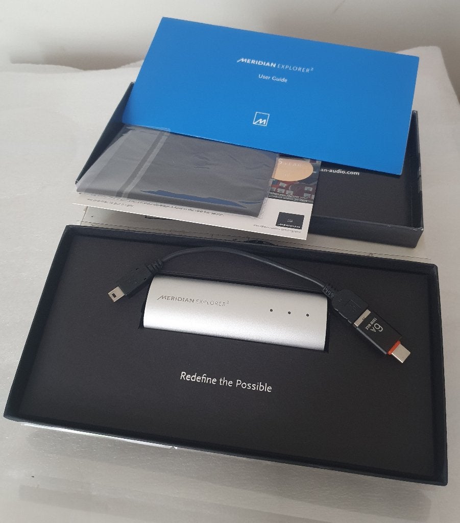 Meridian Explorer2 Hi-rez USB DAC hoofdtelefoonversterker, Verzenden, Nieuw