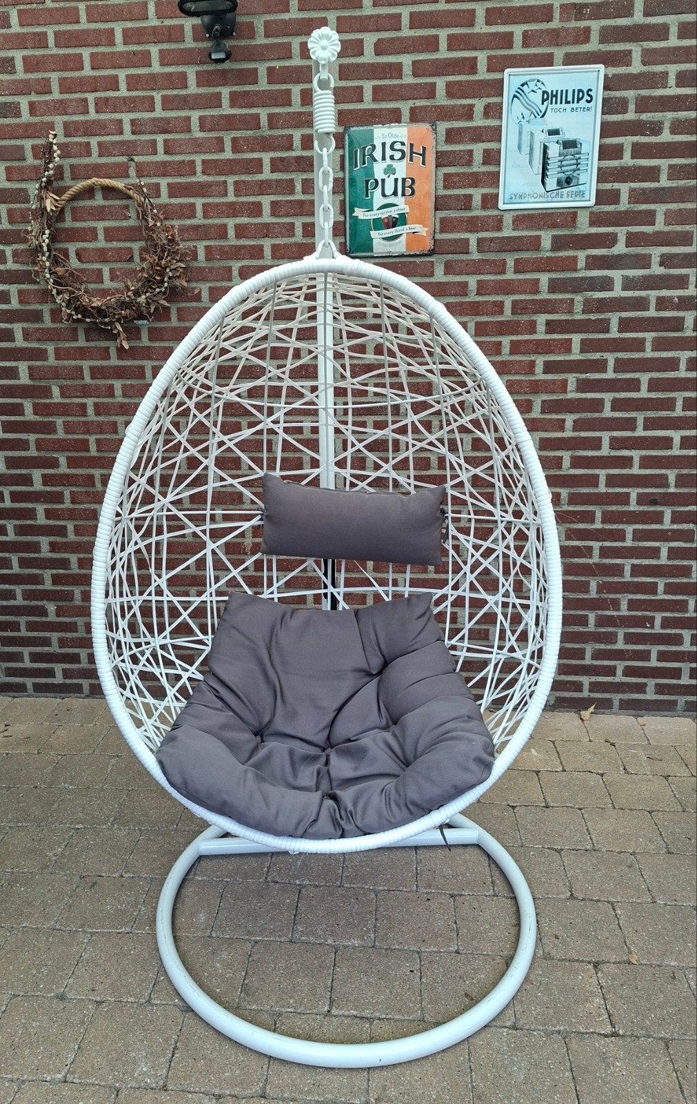 Hangstoel Swing Xenos, Ophalen, Gebruikt, Wicker