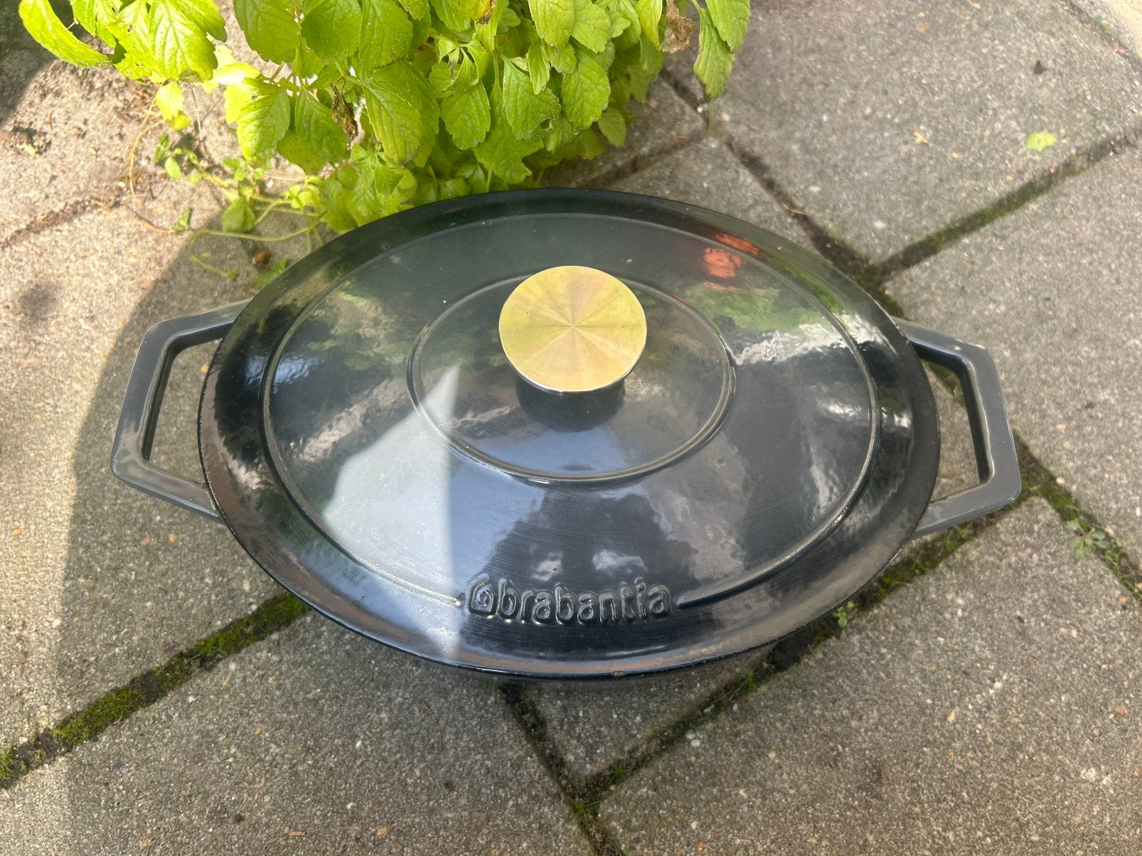 Brabantia gietijzeren kookpot, Ophalen, Zo goed als nieuw, Gietijzer