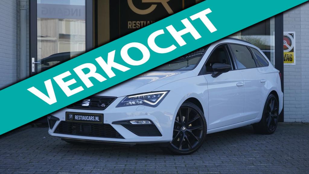 Seat Leon ST 1.5 TSI FR Ultimate Black Edition AUTOMAAT-AMBI, Zwart, 4 cilinders, Leon, Wit