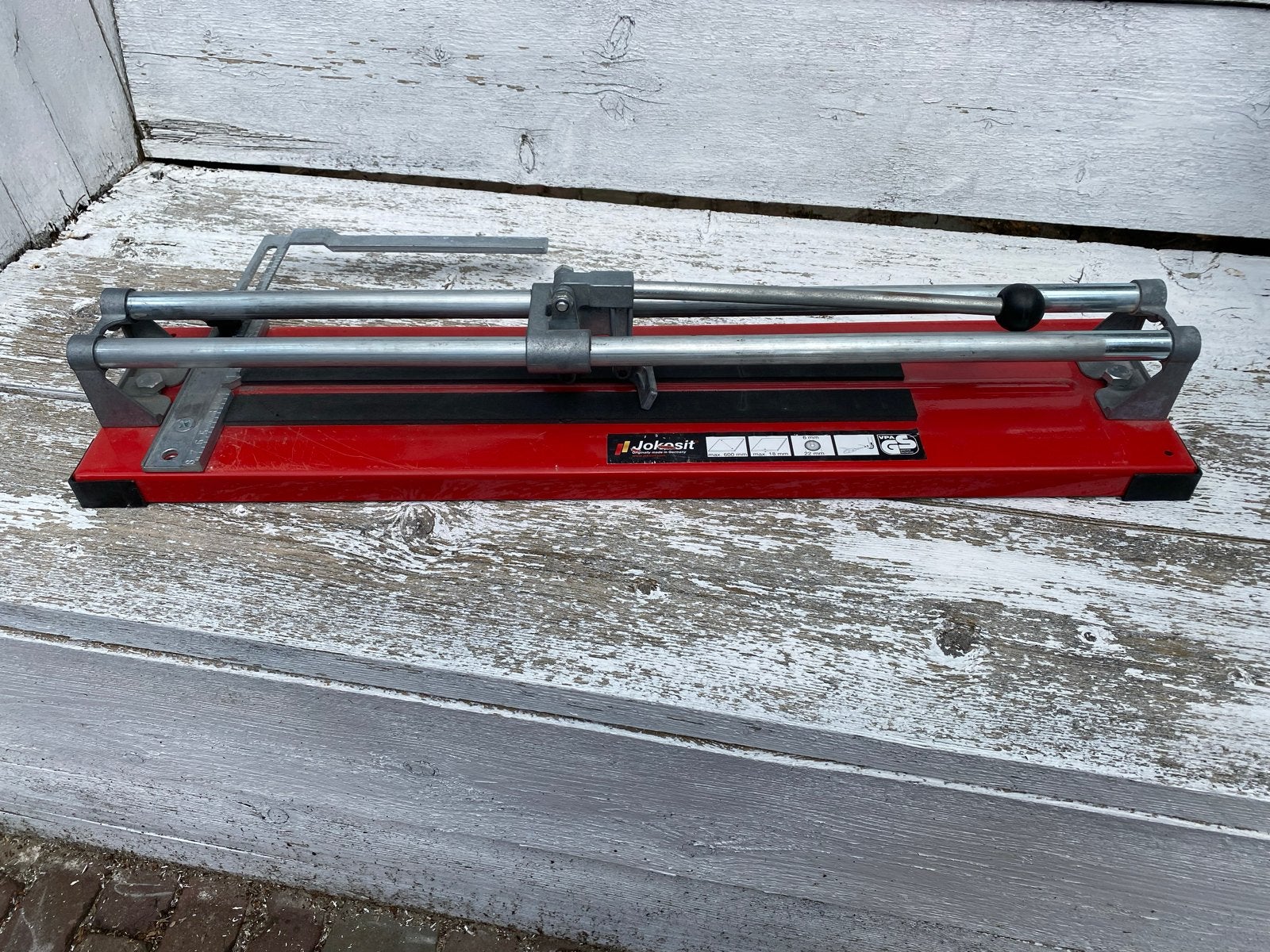 Jokosit tegelsnijder 600mm - Made in Germany, Doe-het-zelf en Verbouw, Ophalen, Gebruikt, Overige typen, Minder dan 20 cm