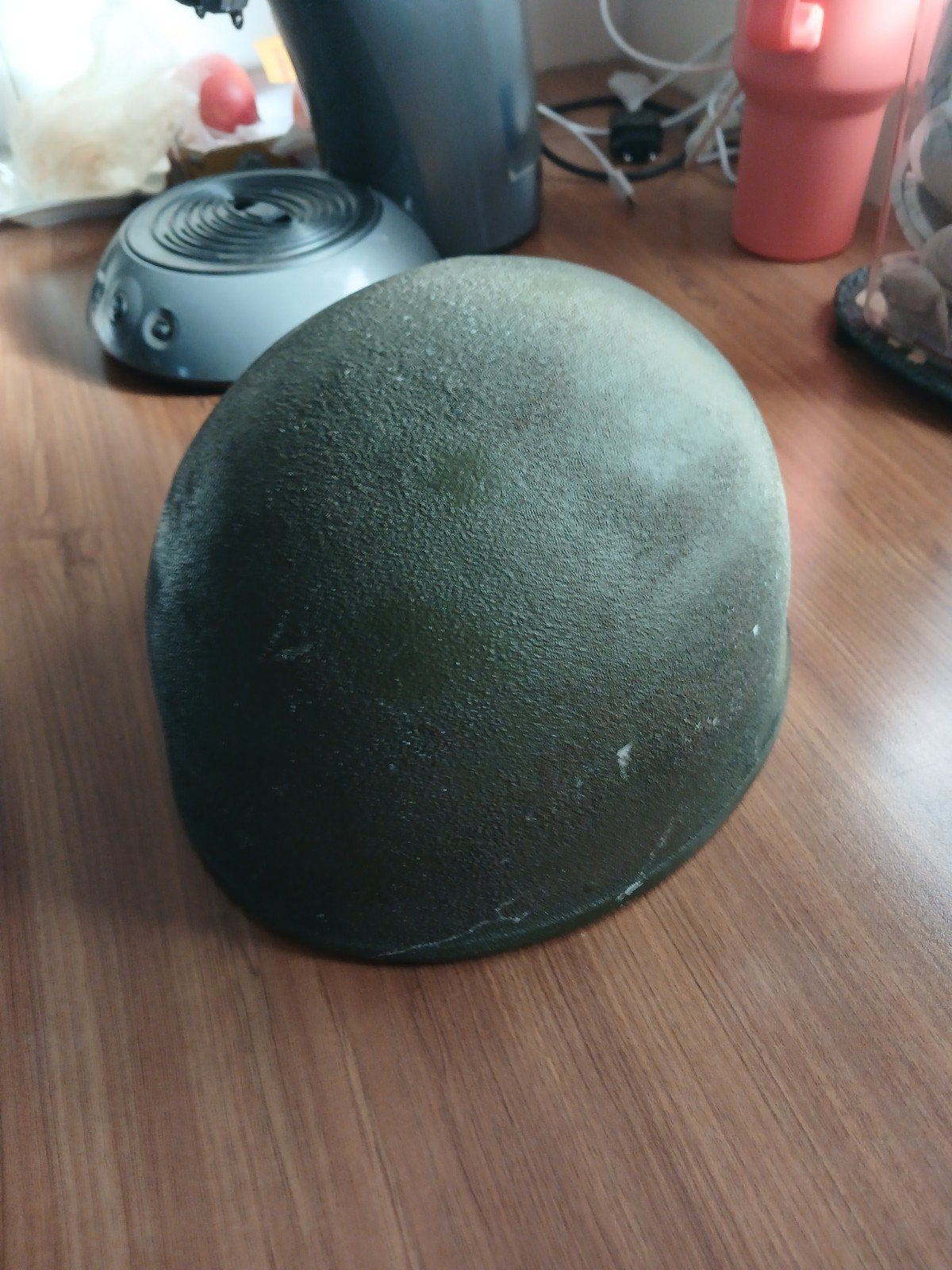 Britse motorhelm BMB 1944 SIZE 7=56/57, Verzamelen, Ophalen of Verzenden, Engeland, Helm of Baret