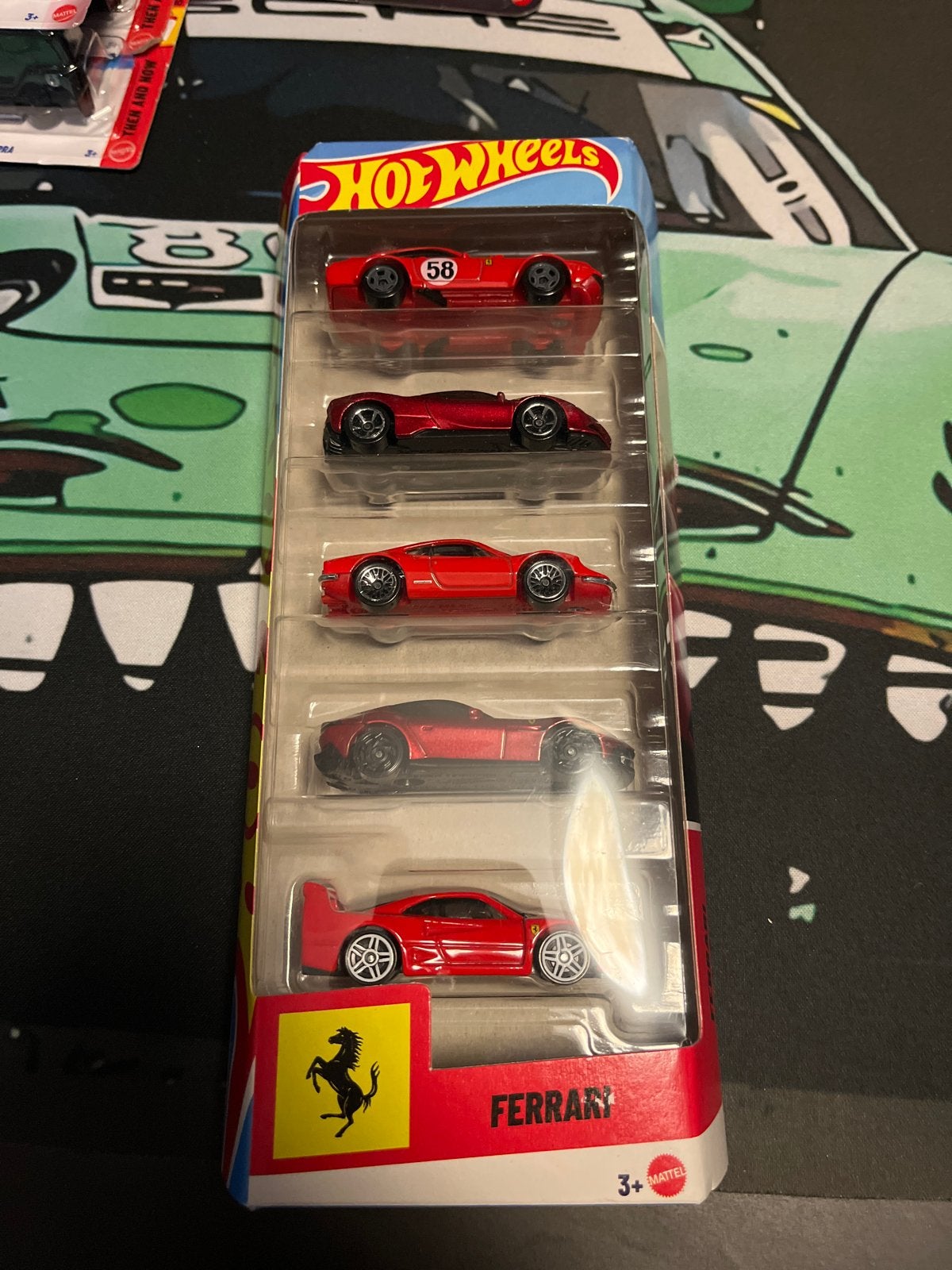 Hot Wheels Ferrari 5-pack Nieuw, Ophalen of Verzenden, Nieuw
