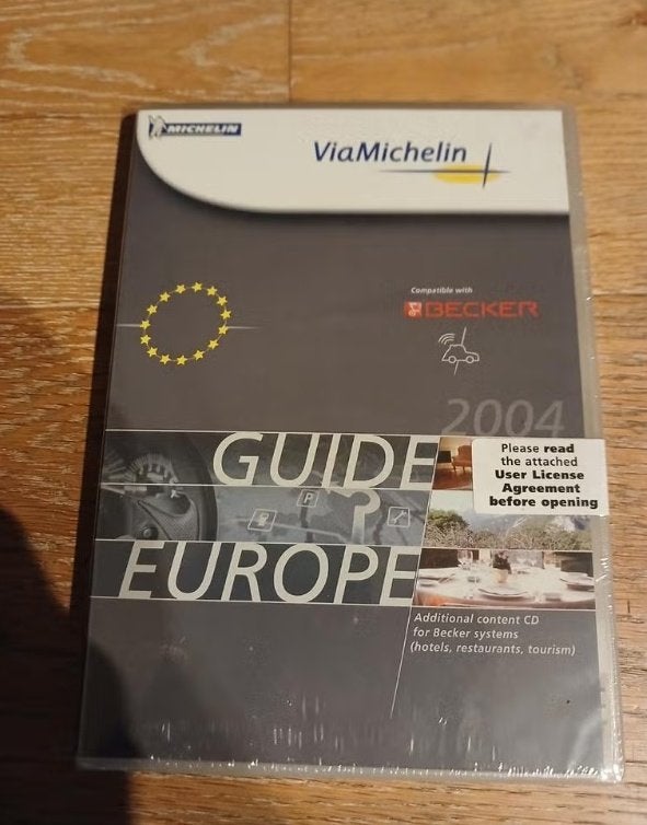 ViaMichelin Guide Europe 2004 voor Becker navigatie, Ophalen of Verzenden, Nieuw