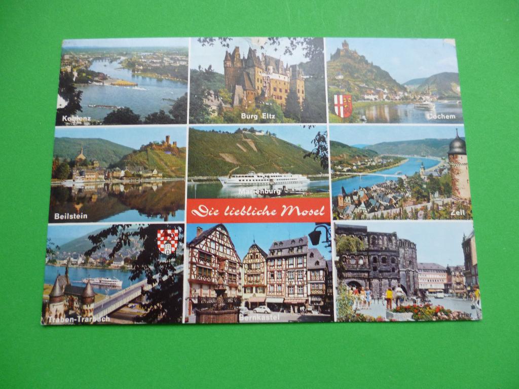 ansichtkaart Die liebliche Mosel Duitsland, Ophalen of Verzenden, 1980 tot heden, Gelopen, Duitsland