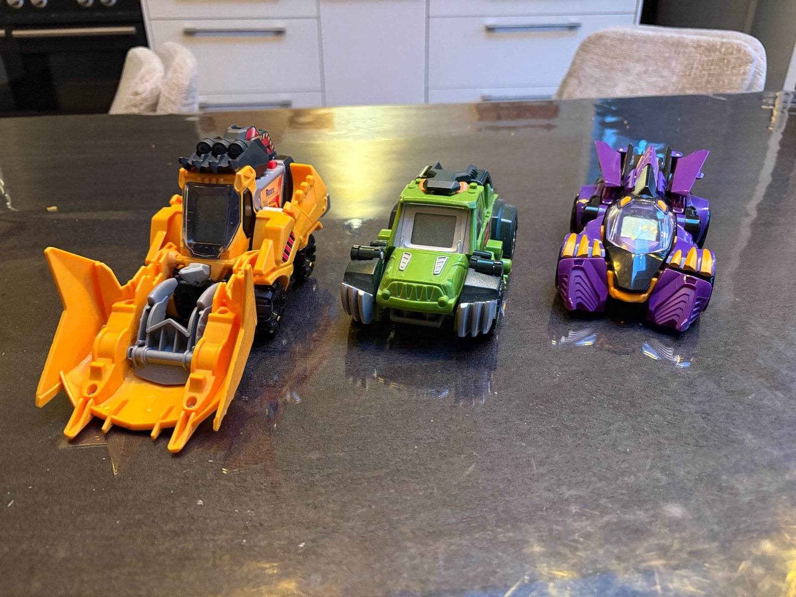 3 Vtech Switch & Go Dino's 2-in-1, Ophalen, Gebruikt