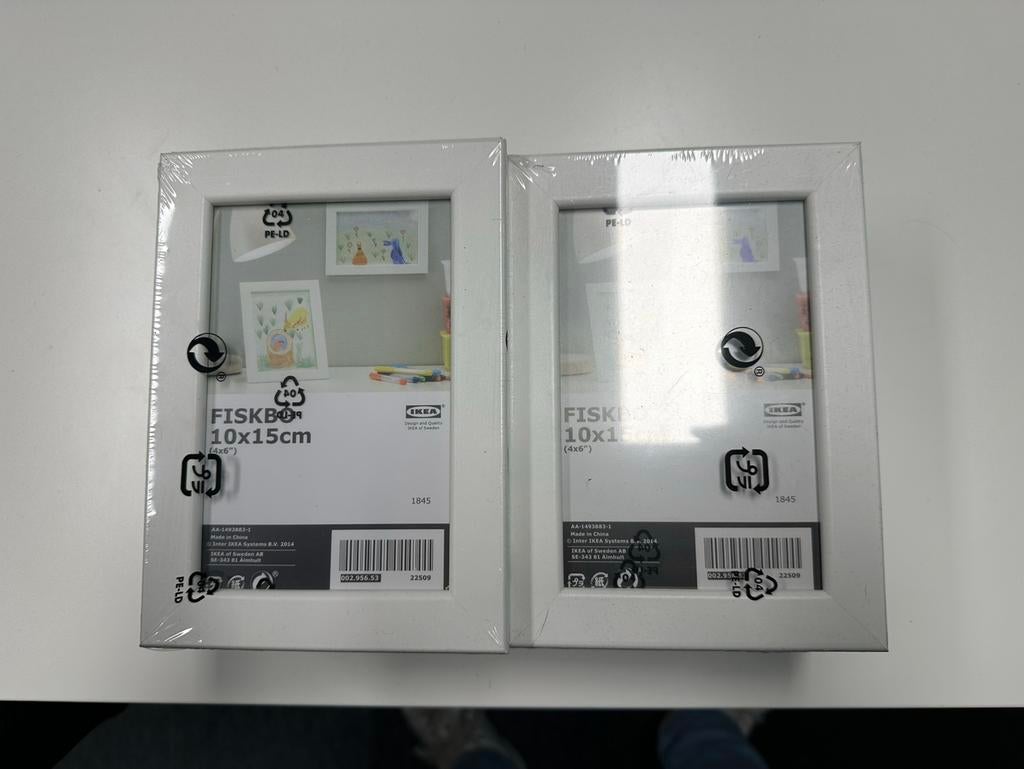 15 Fiskbo fotolijstjes Ikea, Ophalen, Nieuw