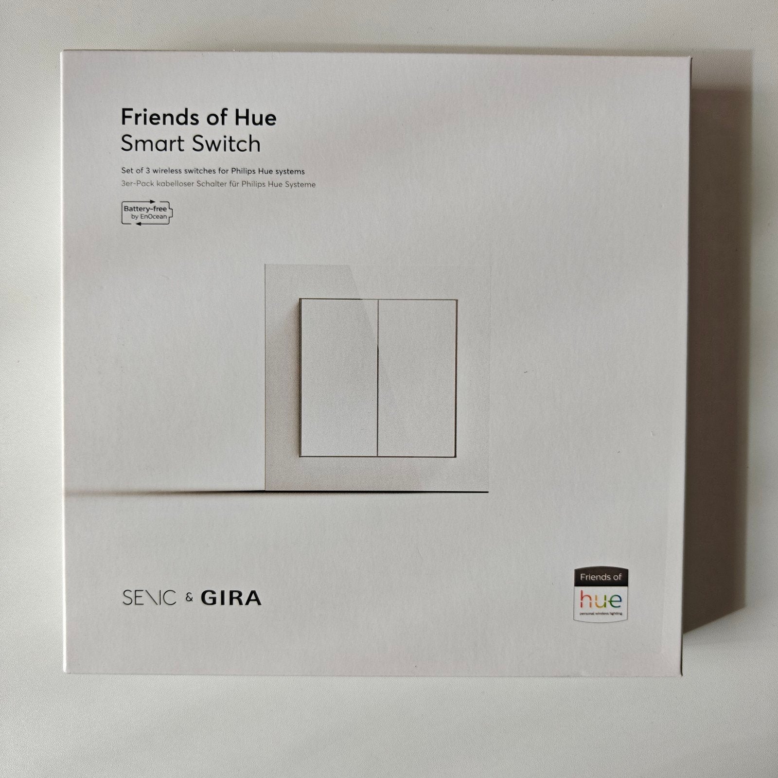 Friends of Hue Smart Switch Set van 3 - Glanzend Wit, Ophalen of Verzenden, Nieuw, Gira