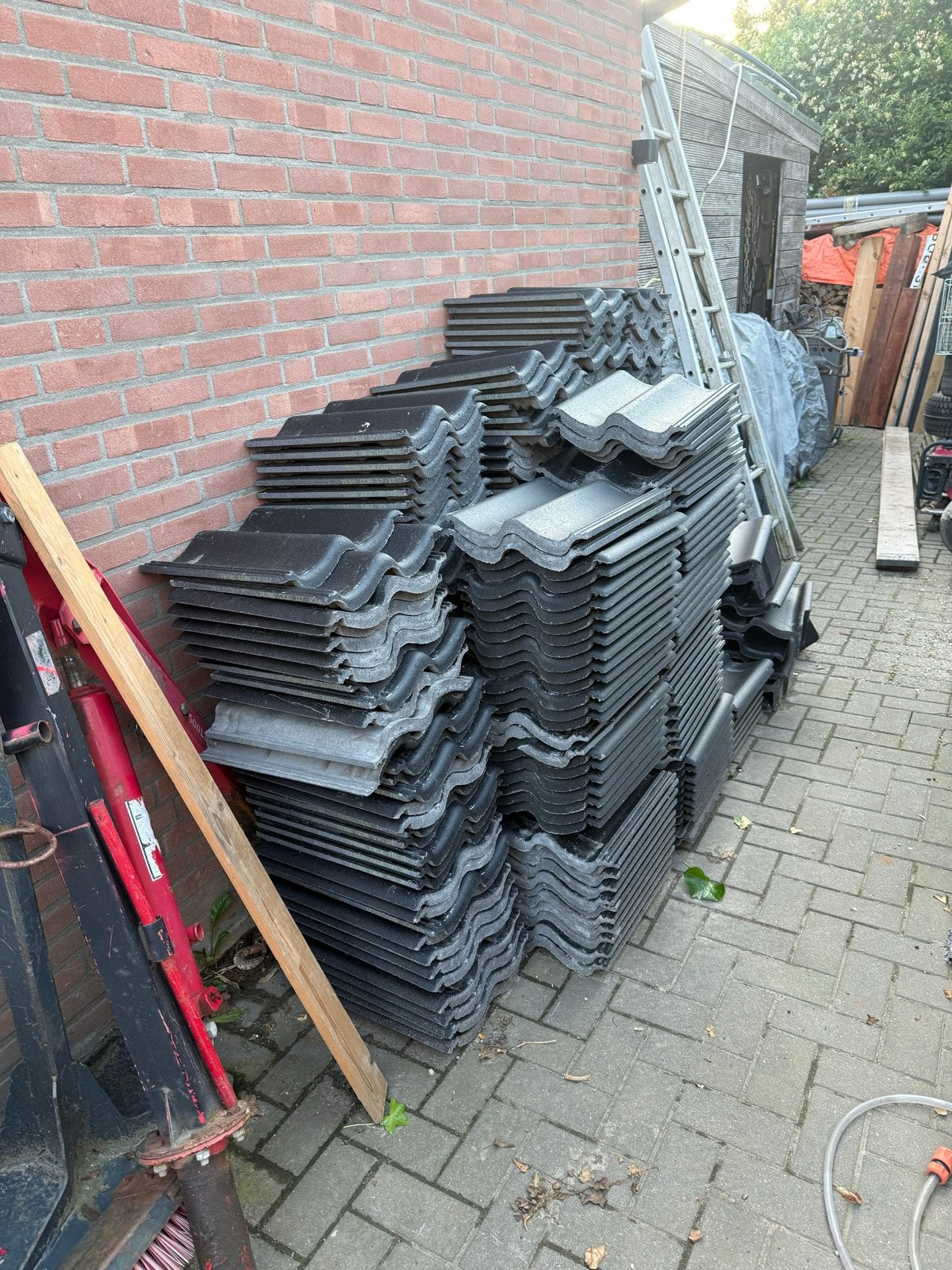 Nieuwe Monier Sneldek Novo+ dakpannen - Zwart, Ophalen, Steen of Klei, Zwart, Nieuw