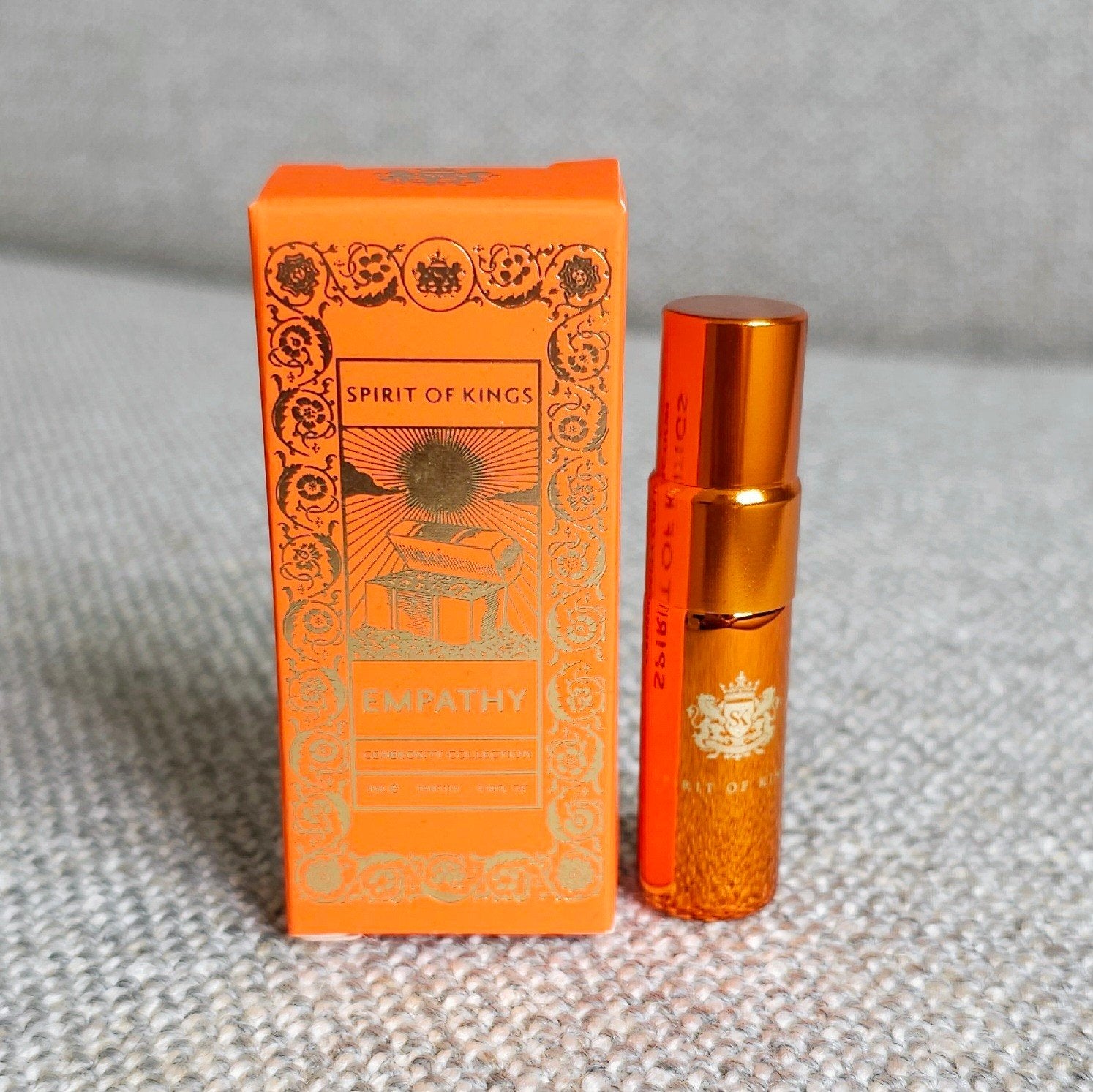 NU €12,50 ‼️ Spirit of Kings Empathy parfum niche sample 3ml, Ophalen of Verzenden, Nieuw, Miniatuur